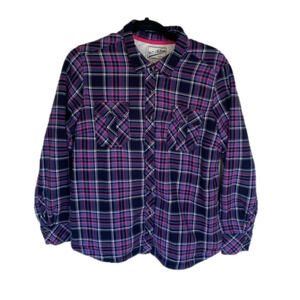 BC Clothing Plaid Flannel Chore Coat